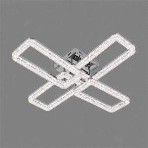 Lustră LED Model K2552-2+2A – 144W, Telecomandă, 3 Tipuri de Lumină, Intensitate Reglabilă - Img 2