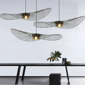 Lustra Tip Pendul Rustic, Elit, Negru, 600mm - Img 3