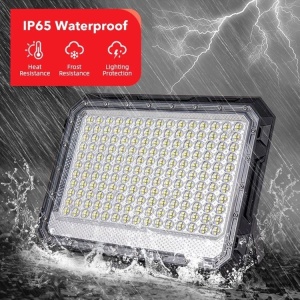 Proiector LED cu Panou Solar și Telecomandă, Rezistent la Apă IP65, 200W - Img 4