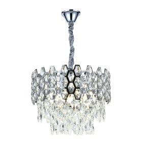 💎 Candelabru Elegant 75003/400 – Cristal Strălucitor și Accente Argintii - Img 2