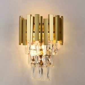 Aplica Cristal, Elit'S, Gold, Esn339/2W