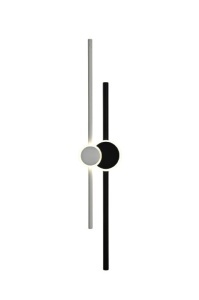 Aplica LED R9122-800 – 37 W, finisaj neutru negru & alb, cu 3 temperaturi de lumină - Img 2