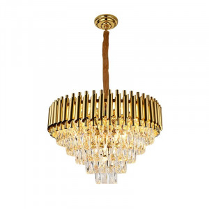 Candelabru Cristal, Raven 40cm Gold - Img 4