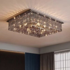 Candelabru Model H98348-800 (800 x 600 mm) – 18 socluri E14, finisaj cromat, cristale elegante 💫 - Img 1