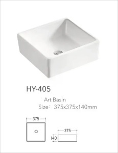 Lavoar Aplicat Modern Line 37.5x37.5CM – HY-405 - Img 3