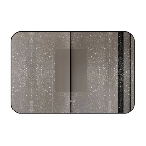 🪞 Oglindă LED cu Touch și Funcție Dezaburire – Ramă Negru, 120x80 cm, Model J187-12080 Smack - Img 2