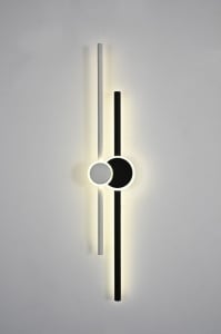 Aplica LED R9122-800 – 37 W, finisaj neutru negru & alb, cu 3 temperaturi de lumină - Img 1