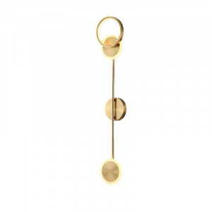 Aplica LED , Y Gold, 13W, Auriu/Alb - Img 2