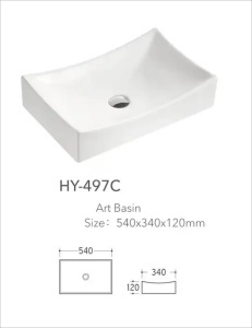 Lavoar Aplicat Modern Line 54×34CM – HY-497C - Img 2