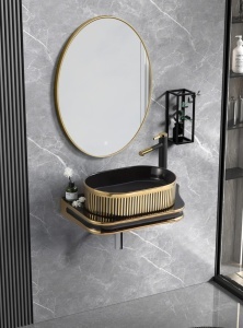 Lavoar Ceramic Premium 044 – 65.5×37×8 cm, Design Modern & Finisaj Lucios