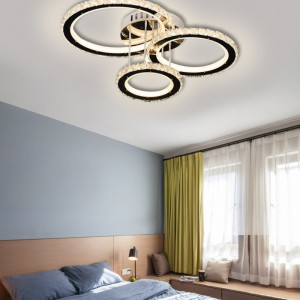 Lustra LED Cu Telecomanda, Elit's Cristal, Esn88132-3F, 122w