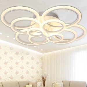 Lustra LED Eclipse – 208W, cu telecomanda, dimabila - Img 3