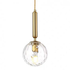 Lustra Pe Cablu E27 cu Glob Transparent STicla Elit's