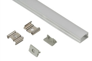 Profil LED Aplicat – Aluminiu, 2 m, Culoare Albă ✨ - Img 2