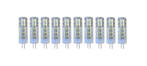 Set 10 × Becuri LED G4 – 7 W, lumină rece 6000 K, 220 VC - Img 1