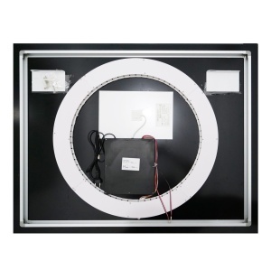 🪞 Oglindă LED cu Touch și Funcție Dezaburire, 3 Tipuri de Lumină – 100x80 cm, Model J193-10080 Smack - Img 4