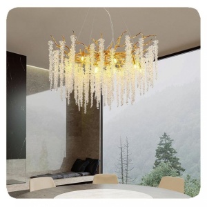Candelabru led Cristal, Evea II 80 cm, E14 - Img 2