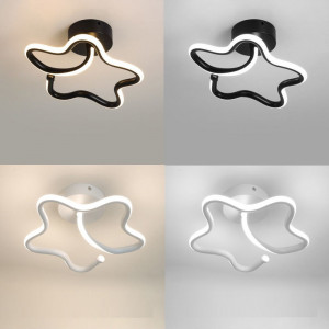 Lustra LED Plafoniera, Elit's Esn6130-bk, 36 W (18x18), 25cm X 10 Cm