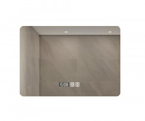 Oglindă Baie LED și Dezaburire Elit's Premium cu Senzor Touch, Lumina Rece, Caldă și Neutră, 80x60cm, lumina ambientala spate - Img 2