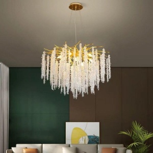 Candelabru led Cristal, Evea II 40 cm, E14 - Img 1