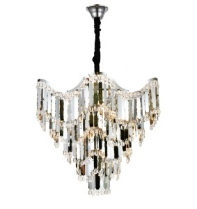 Candelabru Modern Ø780 mm, 18 Becuri E27, Design Chrom, H656 mm – Model 78012-780 CH - Img 2