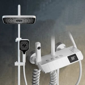 Coloana Dus ,Alb,Afisaj Lcd Temperatura Apa ,Smack, Esn05w - Img 1