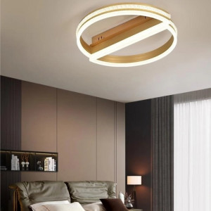 Lustra LED Cu Telecomanda, Elit's EsnC878-1 GD, Gold