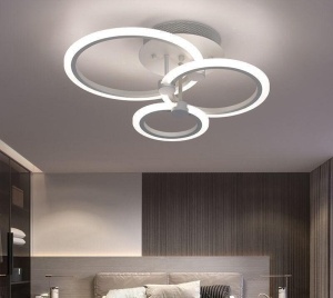 Lustra LED Eclipse – 66W, cu telecomanda, 3 temperaturi de culoare