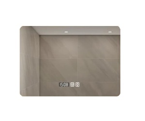 Oglindă Baie LED și Dezaburire Elit’s Premium: Senzor Touch, Lumina Rece, Caldă și Neutră, 100x80cm, Lumina Ambientală Spate - Img 6