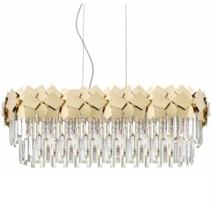 Candelabru Model SE-W9026-800×300 – Cristal, 14 x E14 - Img 3