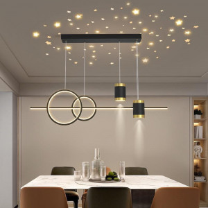 Lustra LED cu Telecomanda Proiector Elit'S wifi 2.4G lumina/rece/calda/neutra intensitate reglabila