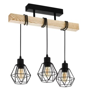 Lustra Model Rustic, 3 Becuri E27