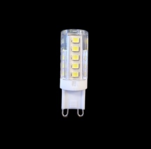 Set 10 × Becuri LED G9 – 5 W, lumină caldă 3000 K, 220 V - Img 2