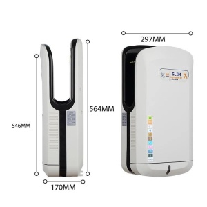 Uscător de Mâini , Senzor JetSlim, 1800W, Alb, Filtru HEPA - Img 3