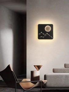 Aplică LED Model 9313 P – Design Modern, 27W, Negru