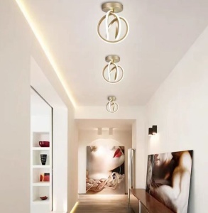 Lustra LED Cu Trei Tipuri De Lumina, Auriu, 28 w