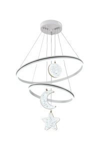 Lustra LED G4007 + RGB – 160W, Design Modern, cu Telecomandă și Lumină Multicoloră Reglabilă - Img 3