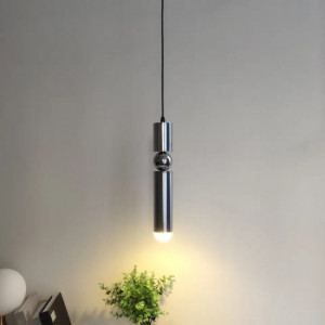 Lustra led pendul, Lalo1, Negru