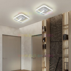 Lustra LED Plafoniera, Elit's Esn6080F-WH, 32 W, 24 Cm alb