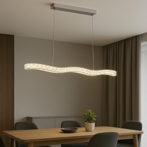 Pendul LED cu Cristale, 56W