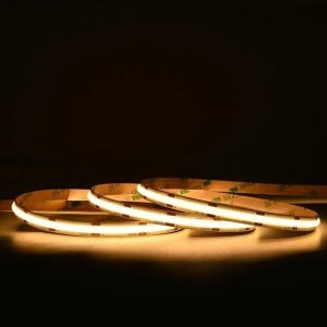 Bandă LED COB – 11 W/m, Lumină Caldă 3000 K, 10 m – 24 V - Img 2