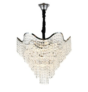 Candelabru Elegant Ø780 mm, 18 Becuri E27, Design Chrom, H620 mm – Model 78006-780 CH - Img 2