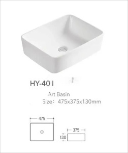 Lavoar Aplicat Modern Line 47.5×37.5CM – HY-401 - Img 2