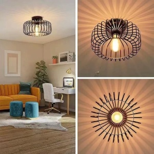 Lustră CD051-1, Design Modern, 1 Soclu E27, Diametru 280 mm