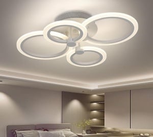 Lustra LED Eclipse – 74W, cu telecomanda, dimabila - Img 1
