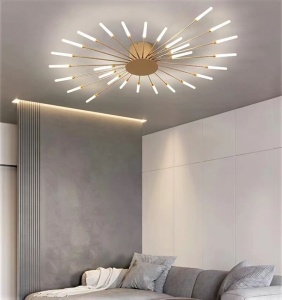 Lustră LED Model G4003-28 GD cu Telecomandă – Design Elegant, 112W