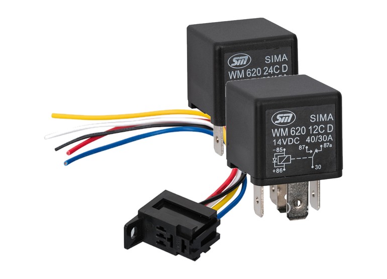 Relee auto 12V și 24V