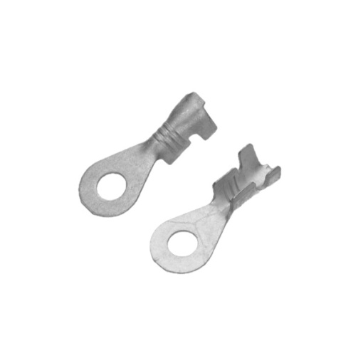 Papuc neizolat cu inel, fir 1-2,5mm2, Ø3, cupru electrolitic - 100buc/set