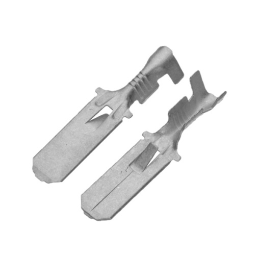 Papuc neizolat tata, latime 6,3mm, pentru fir de 2,5mm2, cupru electrolitic - 100buc/set