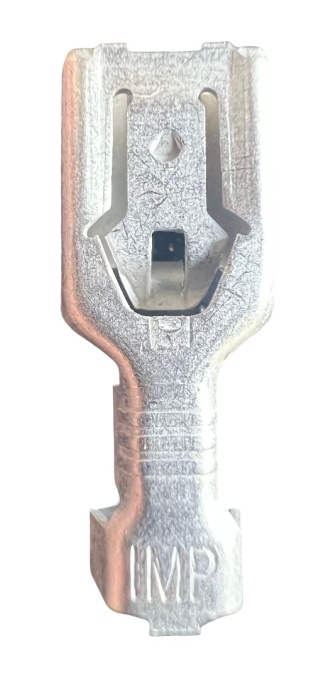 Papuc neizolat mama, cu blocator, latime 6,3mm, fir de 2,5mmp, cupru electrolitic - 100buc/set